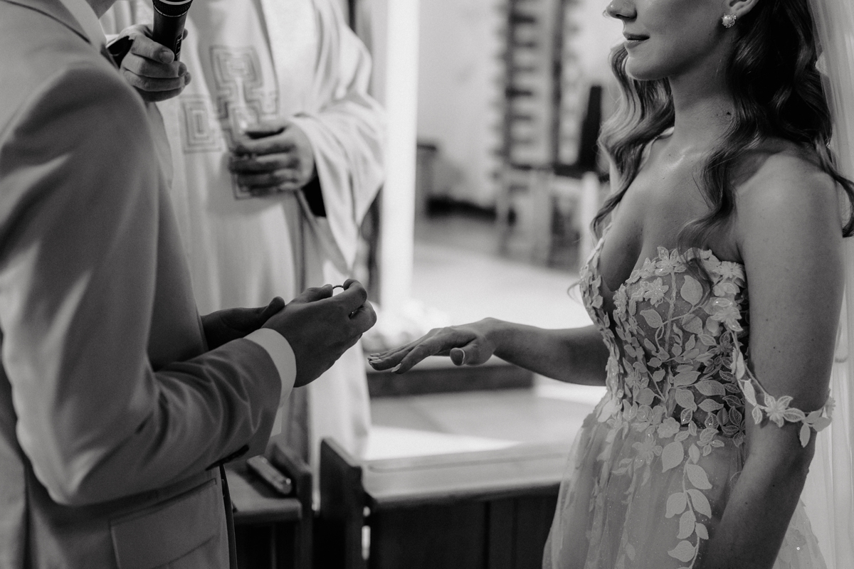 ślub kościelny para młoda Kaszuby emocje