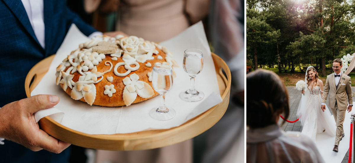 wesele wejście pary młodej Osada 49